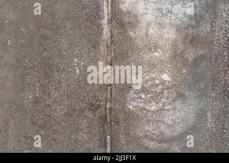 Code d'arc de soudage acier Rusty électrode Slag inclusion travail Métal industrie. Banque D'Images