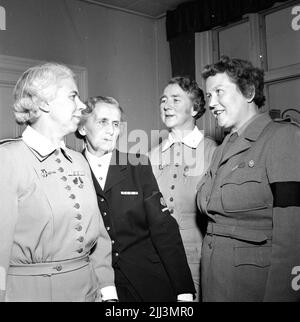 Réunion annuelle de l'année de la loterie.novembre 1956. Banque D'Images