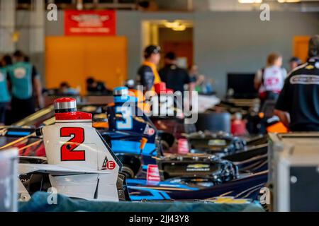 Newton, IA, États-Unis. 22nd juillet 2022. Iowa Speedway accueille la SÉRIE INDYCAR pour le Hy-Vee Saltue aux agriculteurs 300 à Newton, IA, Etats-Unis. (Credit image: © Walter G. Arce Sr./ZUMA Press Wire) Credit: ZUMA Press, Inc./Alamy Live News Banque D'Images