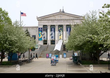 CHICAGO, ILLINOIS, ÉTATS-UNIS - 12 mai 2018 : le Field Museum sur le campus des musées de Chicago est une attraction touristique majeure Banque D'Images