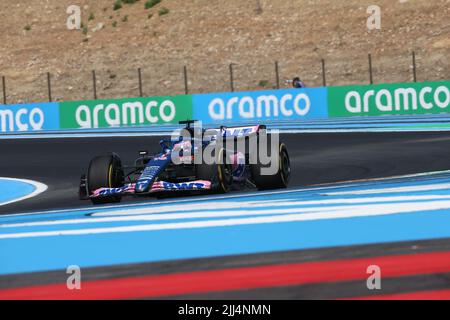 22 2022 juillet le Castellet, France - F1 2022 France GP - pratique libre 2 - Fernando Alonso (SPA) Alpine A522 Banque D'Images