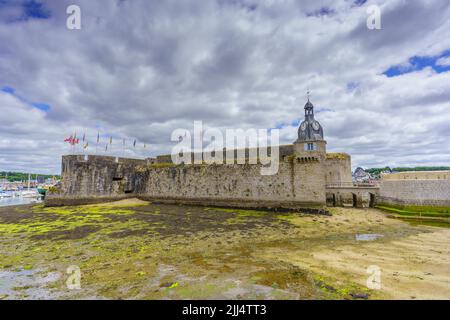 La ville fortifiée de Concarneau (France) Banque D'Images