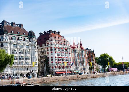 Estocolmo (en sueco Stockholm) es la capitale y Ciudad más grande de Suecia, Banque D'Images