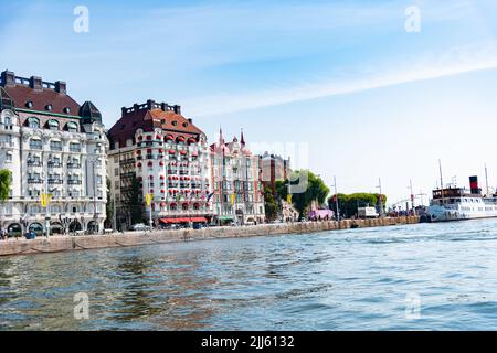 Estocolmo (en sueco Stockholm) es la capitale y Ciudad más grande de Suecia, Banque D'Images