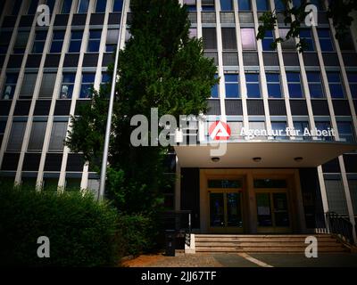 Berlin, Allemagne. 12th juin 2022. Agence fédérale de l'emploi, Agence, Bureau de l'emploi, Centre de l'emploi Steglitz-Zehlendorf. Crédit : XAMAX/dpa/Alay Live News Banque D'Images