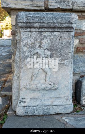 Ruines de la basilique de Saint John's dans la ville de Selcuk Ephesus près des célèbres ruines en Turquie. Il est dit que Jean l'évangéliste a été enterré ici Banque D'Images