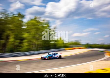 48 David Pouget, Mathieu Casalonga, Aston Martin Vantage AMR GT4 GPA Racing , action lors de la ronde 5th du Championnat de France FFSA GT 2022 SRP Speedweek, de 22 juillet à 24 à Spa-Francorchamps, Belgique - photo Laurent Gayral / DPPI Banque D'Images