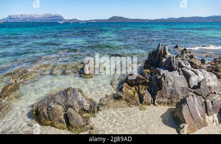 Spiaggia Bados, Nähe Olbia, plage, Strand, Sardinien, Mittelmeer, Italie, Europa, Banque D'Images