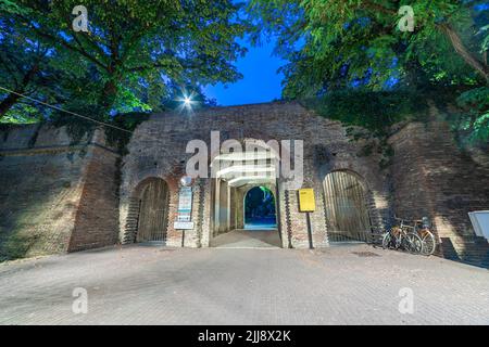 Sortie arrière du parc appelé 'Cittadella' dans le centre de Parme Banque D'Images