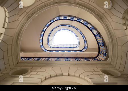 Escaliers à Somerset House, Londres Banque D'Images