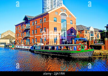 Granary Wharf, Leeds, Angleterre Banque D'Images