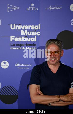 Teatro Real, Madrid, Espagne. 24th juillet 2022. Festival de musique universel 2022, Zaz: Boris Izaguirre, est un écrivain vénézuélien, animateur de télévision, scénariste, journaliste et showman. Crédit: EnriquePSans/Alay Live News Banque D'Images