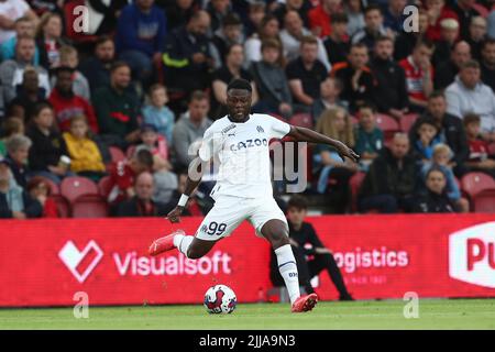 Chancel Mbemba de Marseille lors du match d'avant-saison entre Middlesbrough et l'Olympique de Marseille au stade Riverside, Middlesbrough, le samedi 23rd juillet 2022. (Credit: Mark Fletcher | MI News) Credit: MI News & Sport /Alay Live News Banque D'Images