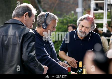 TOMMY LEE JONES, Luc BESSON, Robert De Niro, de la famille, 2013 Banque D'Images