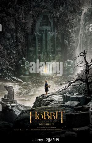 MARTIN FREEMAN POSTER, LE HOBBIT : la désolation de SMAUG, 2013 Banque D'Images