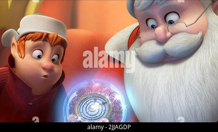 BERNARD, SANTA, SAUVER LE PÈRE NOËL, 2013 Banque D'Images