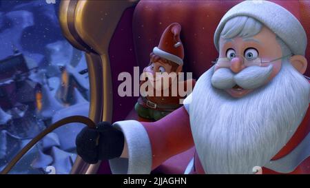 BERNARD, SANTA, SAUVER LE PÈRE NOËL, 2013 Banque D'Images