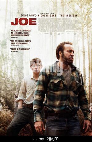 TYE SHERIDAN, NICOLAS CAGE, Joe, 2013 POSTER Banque D'Images