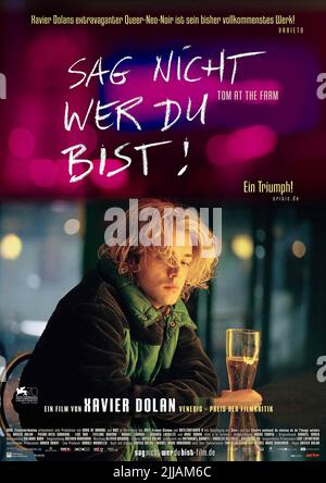 XAVIER DOLAN AFFICHE, TOM À LA FERME : TOM A LA FERME, 2013 Banque D'Images