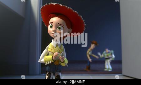 JESSIE, WOODY, BUZZ LIGHTYEAR, TOY STORY OF TERREUR, 2013 Banque D'Images