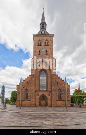 Odense Domkirke, la cathédrale Saint-Canute ou Sankt Knuds Kirke, la cathédrale d'Odense, Danemark Banque D'Images