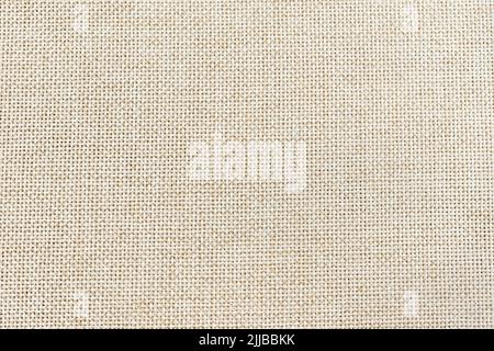 gros plan macro d'un tissu beige clair comme un tissu avec des détails de motif et de texture Banque D'Images