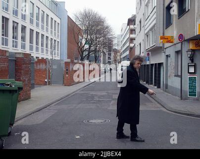 Der deutsche Sänger, Musiker Wolfgang Niedecken ( BAP ) für seine neue CD unterwegs mit Kult Fotograf ZIK (rechts). Banque D'Images