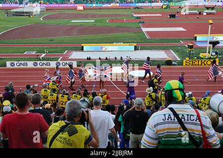 Hayward Field, Eugene, Oregon, États-Unis. 24th juillet 2022. Vue générale, 24 JUILLET 2022 - Athlétisme : Championnats du monde de l'IAAF Oregon 2022 à Hayward Field, Eugene, Oregon, États-Unis. Credit: Yohei Osada/AFLO SPORT/Alay Live News Banque D'Images