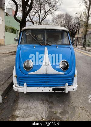 Le minibus DKW Schnellaster a été produit en Allemagne entre 1949 et 1962 et apparemment entre 1960 et 1969 en Argentine. Vu à Buenos Aires Banque D'Images