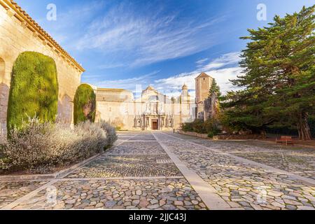 Monastère de Poblet, Espluga de Francolí, Tarragone, Espagne Banque D'Images