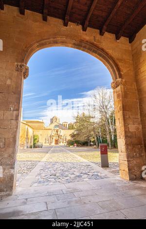 Monastère de Poblet, Espluga de Francolí, Tarragone, Espagne Banque D'Images