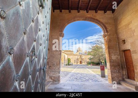 Monastère de Poblet, Espluga de Francolí, Tarragone, Espagne Banque D'Images