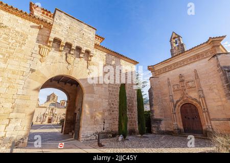 Monastère de Poblet, Espluga de Francolí, Tarragone, Espagne Banque D'Images