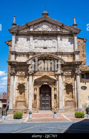 Chiesa di Santa Lucia sur la Piazza di Santa Lucia à Montepulciano, Toscane, Italie Banque D'Images