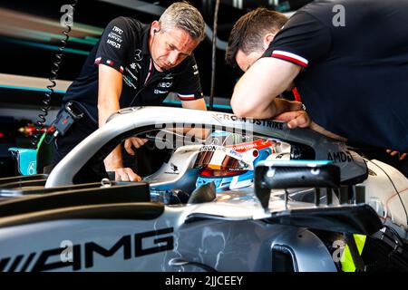 Nyck de Vries (NLD, Mercedes-AMG Petronas F1 Team), Grand Prix de France F1 au circuit Paul Ricard sur 21 juillet 2022 au Castellet, France. (Photo par DEUX HAUTS) Banque D'Images