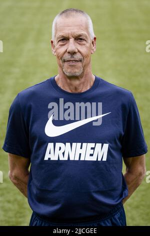 ARNHEM - pays-Bas, 2022-07-25 14:33:13 ARNHEM - Chris van Dee (homme matériel) pendant la journée annuelle de presse photo du club de football vitesse à l'entraînement Papendal. ANP SEM VAN DER WAL pays-bas sortie - belgique sortie Banque D'Images