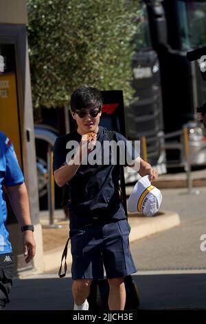 Le Castellet, Frankreich. 22nd juillet 2022. 22 juillet 2022, circuit Paul Ricard, le Castellet, FORMULE 1 GRAND PRIX DE FRANCE 2021 DE LENOVO, sur la photo Yuki Tsunoda (JPN), Scuderia AlphaTauri crédit: dpa/Alay Live News Banque D'Images