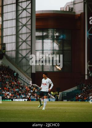 Rangers contre Tottenham Banque D'Images