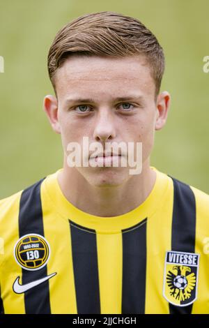 ARNHEM - pays-Bas, 2022-07-25 14:35:41 ARNHEM - Enzo Cornelisse pendant la journée annuelle de presse photo du club de football vitesse à l'entraînement Papendal. ANP SEM VAN DER WAL pays-bas sortie - belgique sortie Banque D'Images