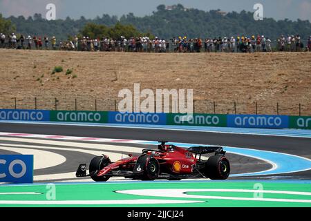 Le Castellet, Frankreich. 22nd juillet 2022. 22 juillet 2022, circuit Paul Ricard, le Castellet, FORMULE 1 GRAND PRIX DE FRANCE 2021 de LENOVO, sur la photo Charles Leclerc (MCO), Scuderia Ferrari crédit: dpa/Alay Live News Banque D'Images