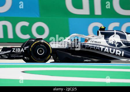 Le Castellet, Frankreich. 22nd juillet 2022. 22 juillet 2022, circuit Paul Ricard, le Castellet, FORMULE 1 GRAND PRIX DE FRANCE 2021 DE LENOVO, sur la photo Yuki Tsunoda (JPN), Scuderia AlphaTauri crédit: dpa/Alay Live News Banque D'Images