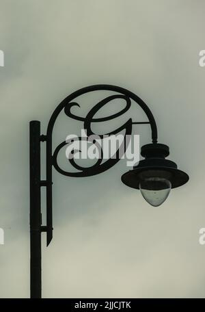 Lumière de rue à Garvagh Banque D'Images