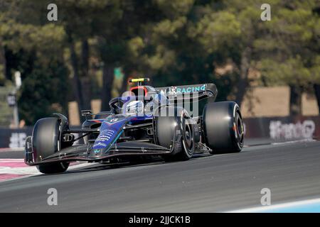 22 juillet 2022, circuit Paul Ricard, le Castellet, FORMULE 1 GRAND PRIX DE FRANCE 2021 de LENOVO , sur la photo Nicholas Latifi (CAN), Williams Racing Banque D'Images