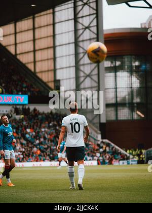 Rangers contre Tottenham Banque D'Images