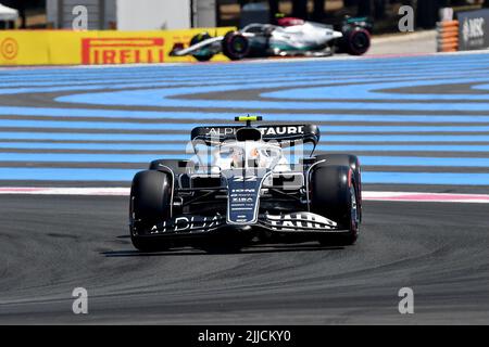 Le Castellet, Frankreich. 22nd juillet 2022. 22 juillet 2022, circuit Paul Ricard, le Castellet, FORMULE 1 GRAND PRIX DE FRANCE 2021 DE LENOVO, sur la photo Yuki Tsunoda (JPN), Scuderia AlphaTauri crédit: dpa/Alay Live News Banque D'Images