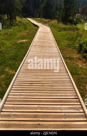 Promenade en France en été Banque D'Images