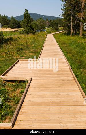 Promenade en France en été Banque D'Images