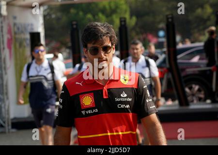 23 juillet 2022, circuit Paul Ricard, le Castellet, FORMULE 1 LENOVO GRAND PRIX DE FRANCE 2021, sur la photo Carlos Sainz Jr. (ESP), Scuderia Ferrari Banque D'Images