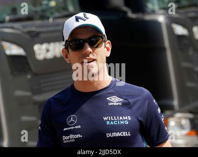 Le Castellet, Frankreich. 23rd juillet 2022. 23 juillet 2022, circuit Paul Ricard, le Castellet, FORMULE 1 GRAND PRIX DE FRANCE 2021 DE LENOVO, sur la photo Nicholas Latifi (CAN), Williams Racing Credit: dpa/Alay Live News Banque D'Images