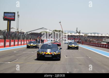 24 2022 juil le Castellet, France - F1 2022 France GP - DÉFILÉ EN VOITURE - Banque D'Images